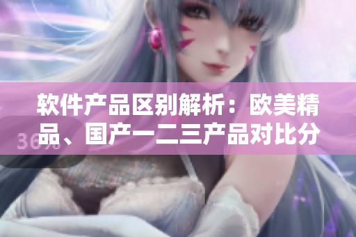 软件产品区别解析：欧美精品、国产一二三产品对比分析