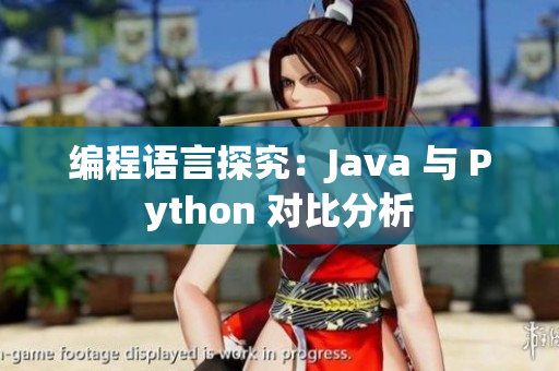 编程语言探究：Java 与 Python 对比分析