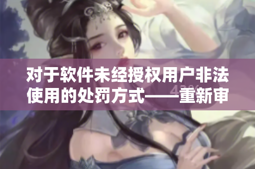 对于软件未经授权用户非法使用的处罚方式——重新审视区域限制制度
