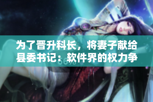 为了晋升科长，将妻子献给县委书记：软件界的权力争夺