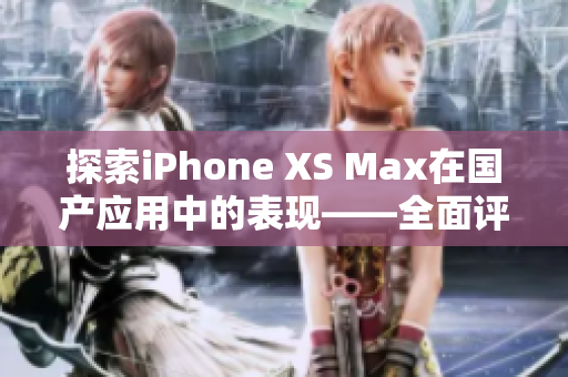 探索iPhone XS Max在国产应用中的表现——全面评测