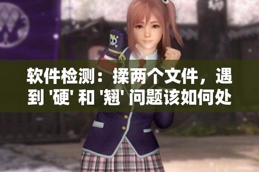 软件检测：揉两个文件，遇到 '硬' 和 '翘' 问题该如何处理