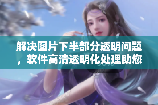 解决图片下半部分透明问题，软件高清透明化处理助您轻松应对