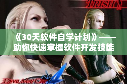 《30天软件自学计划》——助你快速掌握软件开发技能！