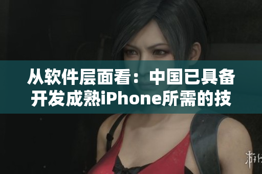 从软件层面看：中国已具备开发成熟iPhone所需的技术能力