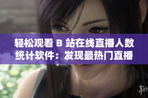 轻松观看 B 站在线直播人数统计软件：发现最热门直播内容
