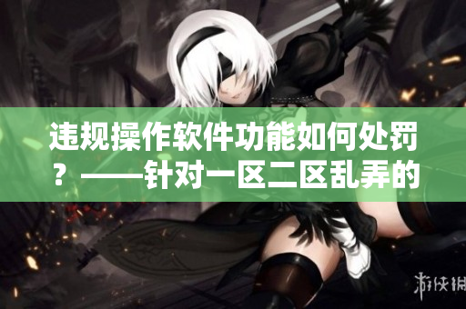违规操作软件功能如何处罚？——针对一区二区乱弄的处理方式