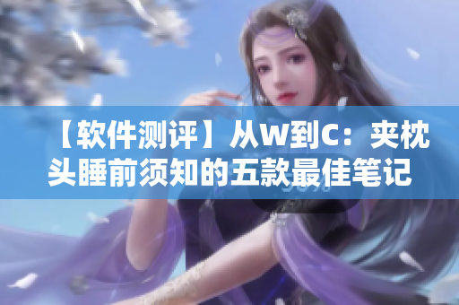 【软件测评】从W到C：夹枕头睡前须知的五款最佳笔记软件