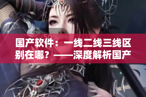国产软件：一线二线三线区别在哪？——深度解析国产软件行业级别及其差异