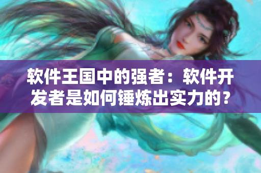 软件王国中的强者：软件开发者是如何锤炼出实力的？