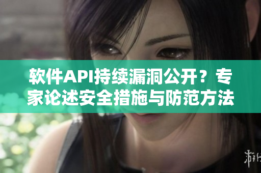 软件API持续漏洞公开？专家论述安全措施与防范方法