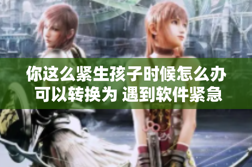 你这么紧生孩子时候怎么办 可以转换为 遇到软件紧急情况时该如何处理