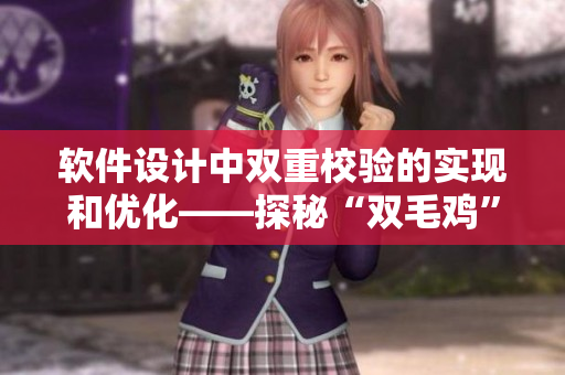 软件设计中双重校验的实现和优化——探秘“双毛鸡”算法