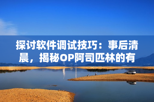 探讨软件调试技巧：事后清晨，揭秘OP阿司匹林的有效应用