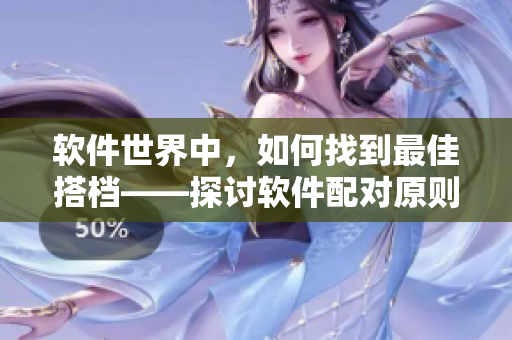 软件世界中，如何找到最佳搭档——探讨软件配对原则