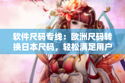软件尺码专线：欧洲尺码转换日本尺码，轻松满足用户需求