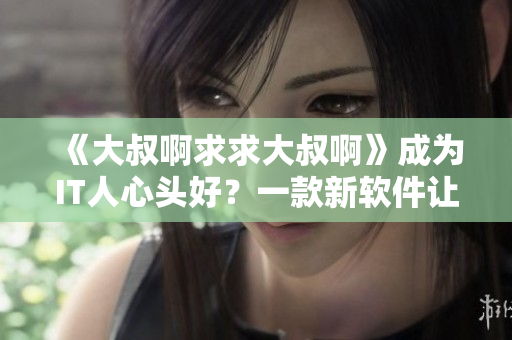 《大叔啊求求大叔啊》成为IT人心头好？一款新软件让编码如此简单！