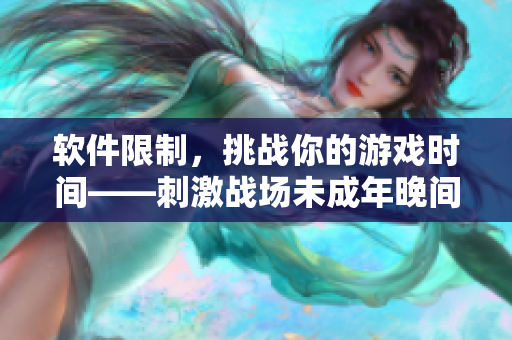 软件限制，挑战你的游戏时间——刺激战场未成年晚间游戏限制