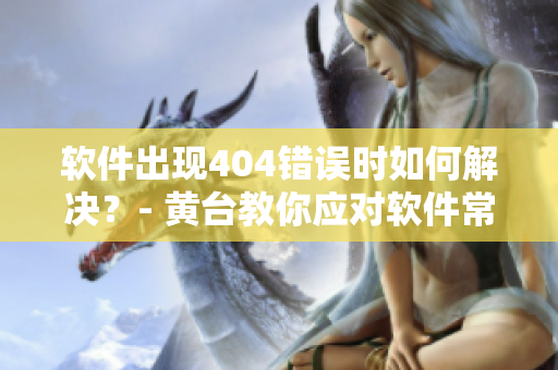 软件出现404错误时如何解决？- 黄台教你应对软件常见问题