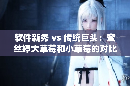 软件新秀 vs 传统巨头：蜜丝婷大草莓和小草莓的对比分析