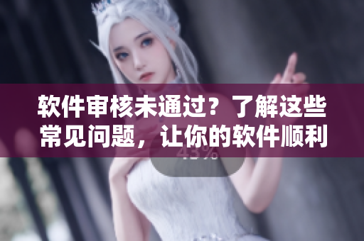 软件审核未通过？了解这些常见问题，让你的软件顺利上架
