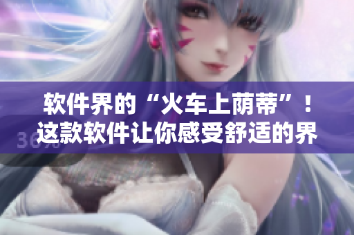 软件界的“火车上荫蒂”！这款软件让你感受舒适的界面设计方案