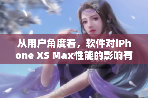 从用户角度看，软件对iPhone XS Max性能的影响有多大？