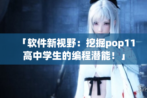 「软件新视野：挖掘pop11高中学生的编程潜能！」