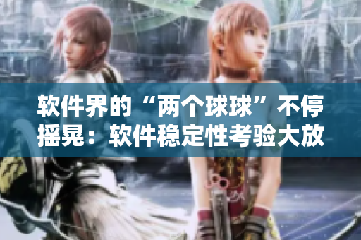 软件界的“两个球球”不停摇晃：软件稳定性考验大放异彩！