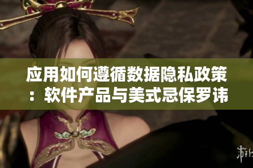 应用如何遵循数据隐私政策：软件产品与美式忌保罗讳 2的启示